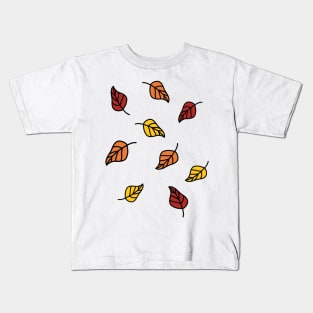 Fall Leaves Kids T-Shirt